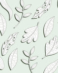 Foliage Wallpaper - Soft Graphic Leaves