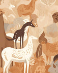 Papier Peint Animaux - Faune Sauvage en Teintes Douces