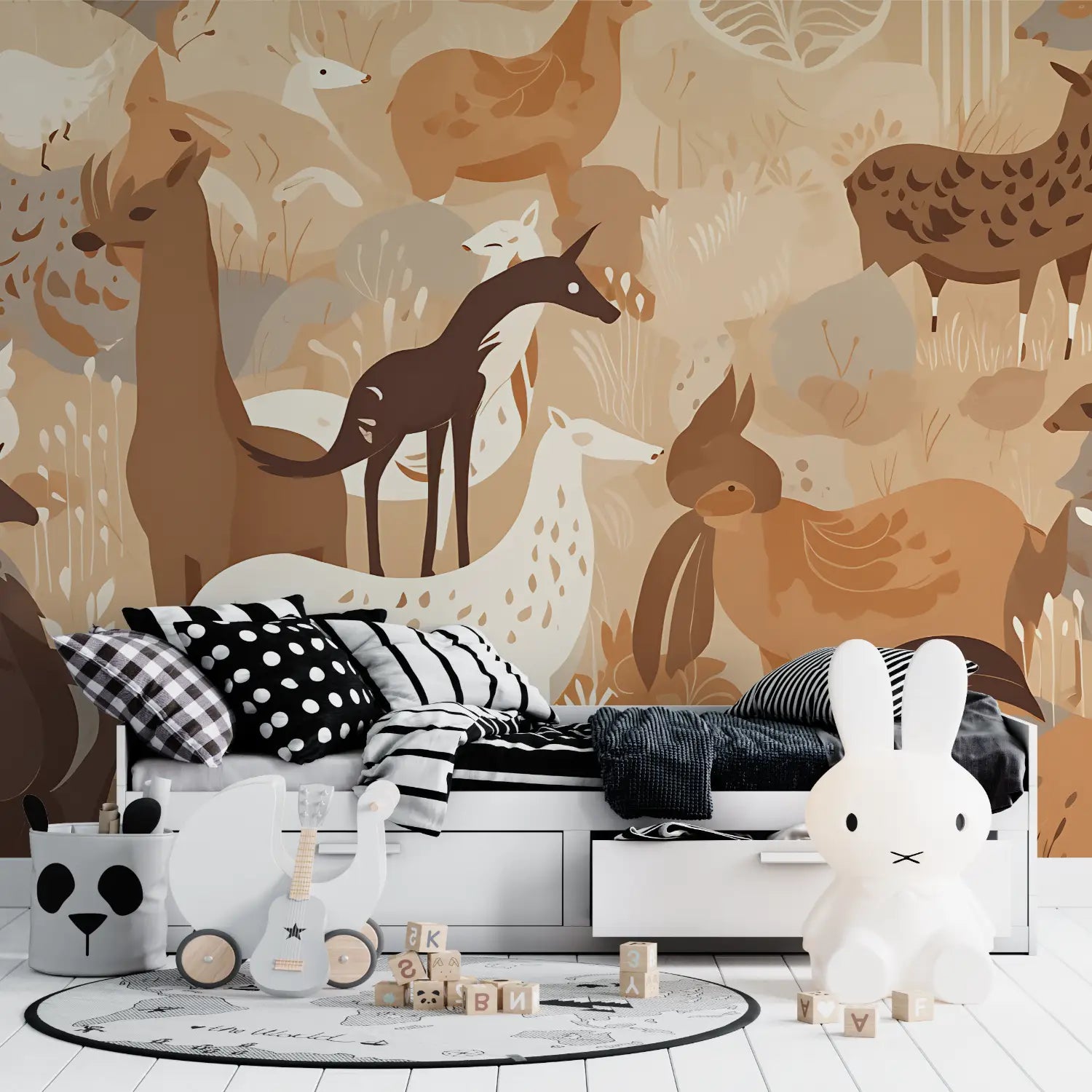 Animal Wallpaper - Wildlife in Soft Shades