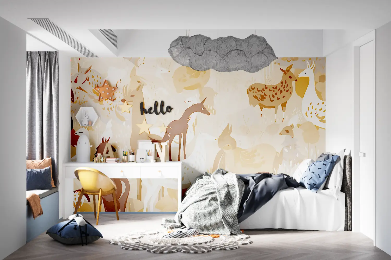 Animal Wallpaper - Wildlife in Soft Shades