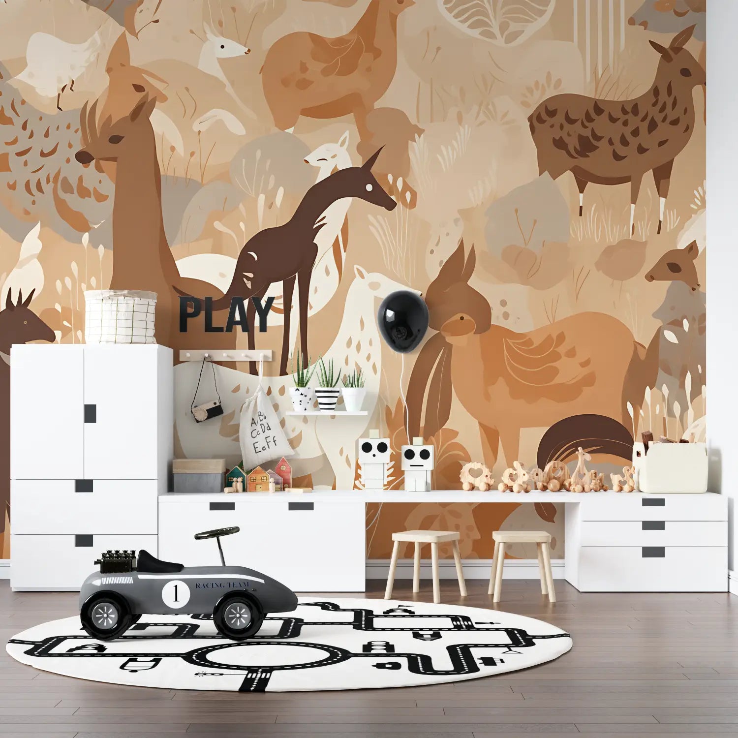 Animal Wallpaper - Wildlife in Soft Shades
