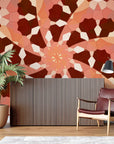 Geometric Wallpaper - Warm Kaleidoscope