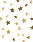 Papier Peint Enfant - Pluie d’Étoiles Dorées
