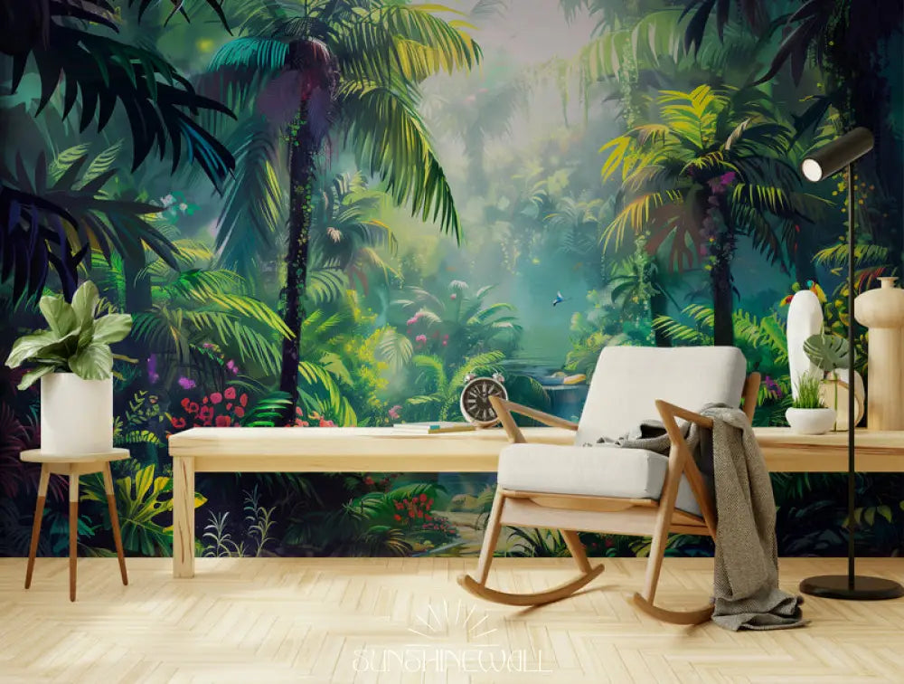 Papier Peint Exotique - Jungle Tropicale