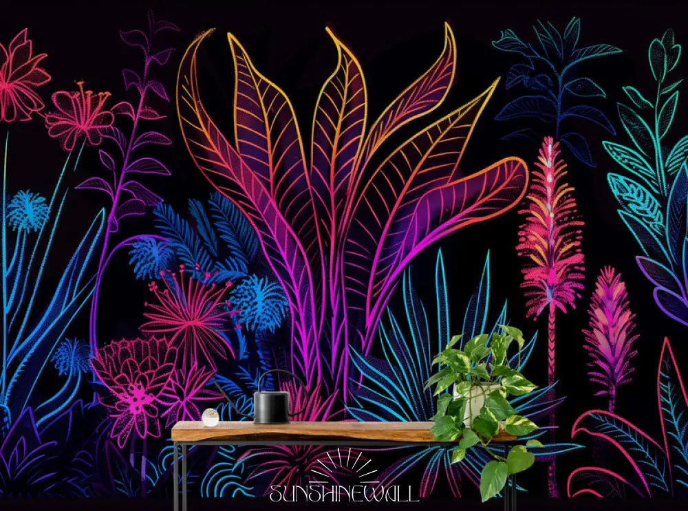 Papier Peint Exotique - Plantes Tropicales Design