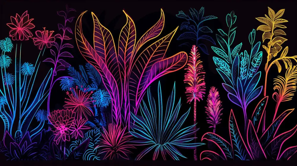 Papier Peint Exotique - Plantes Tropicales Design