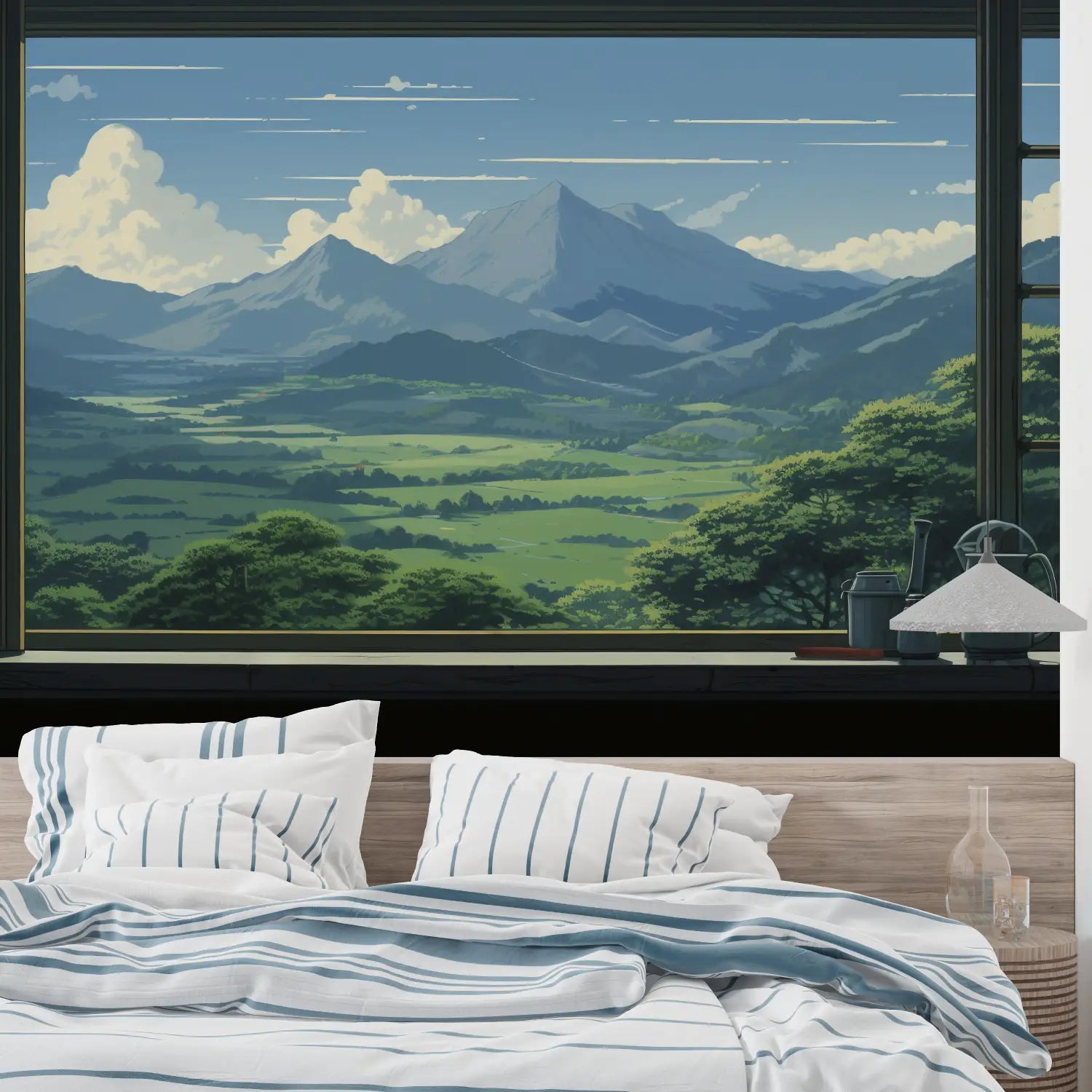 Japanese Wallpaper - Window on the Valley