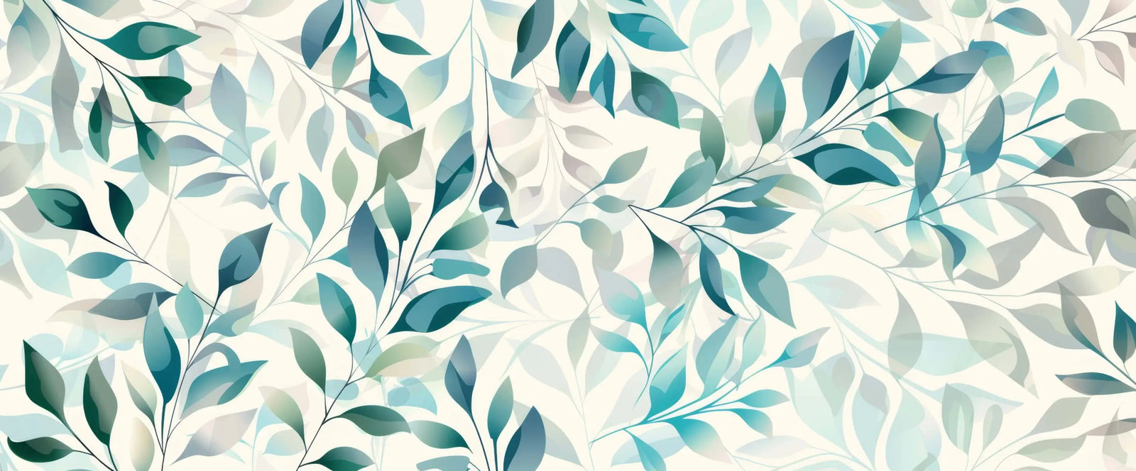 Foliage Wallpaper - Blue-Green Branches