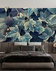 Papier Peint Feuillage - Lierre Mystique