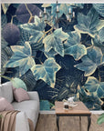 Papier Peint Feuillage - Lierre Mystique