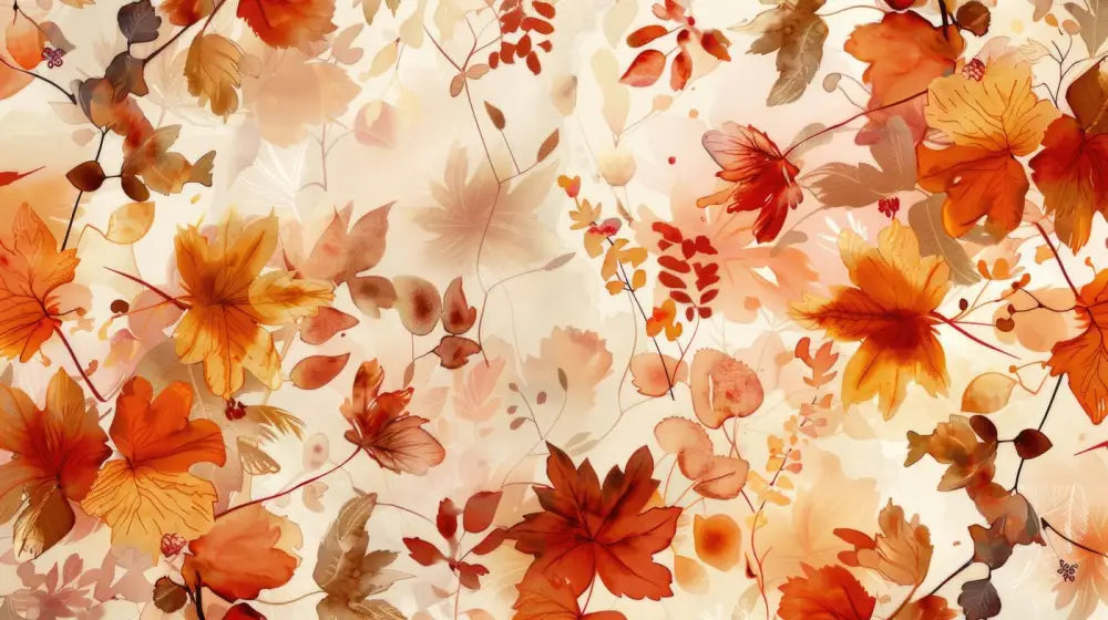 Papier Peint Feuillage - Feuilles D’automne