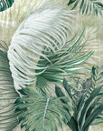 Foliage Wallpaper - Tropical Jungle in Green Gradient