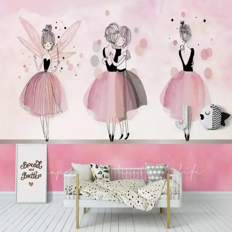 Children's Wallpaper - Dancing Fairies