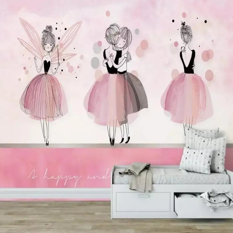 Children's Wallpaper - Dancing Fairies