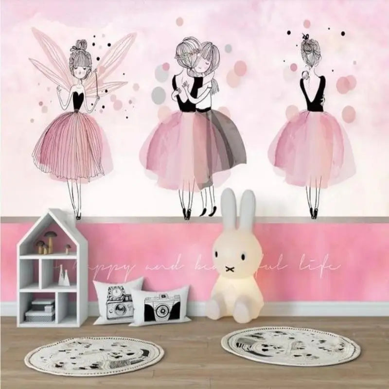 Children's Wallpaper - Dancing Fairies