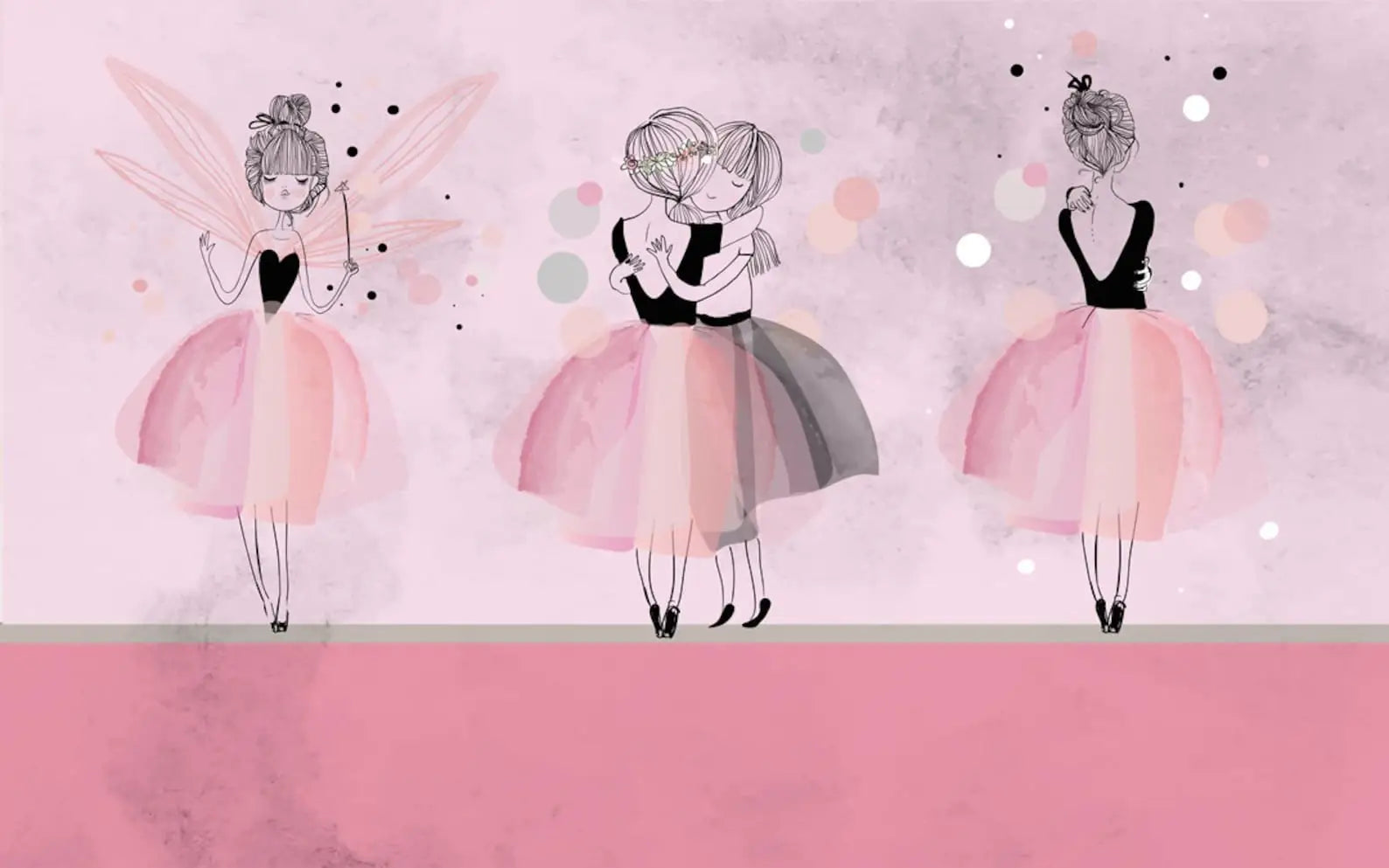 Children's Wallpaper - Dancing Fairies