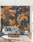 Foliage Wallpaper - Baroque Leaves