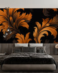 Foliage Wallpaper - Baroque Leaves
