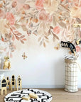 Floral Wallpaper - Hanging Roses and Butterflies