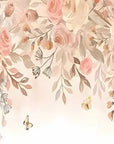 Floral Wallpaper - Hanging Roses and Butterflies