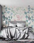 Floral Wallpaper - Delicate Pastel Foliage