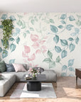 Floral Wallpaper - Delicate Pastel Foliage