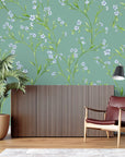 Papier Peint Floral - Motifs de Fleurs Sauvages