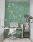 Papier Peint Floral - Motifs de Fleurs Sauvages