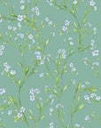 Papier Peint Floral - Motifs de Fleurs Sauvages
