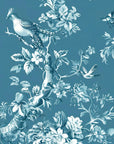 Vintage Wallpaper – Blue Bird Canvas