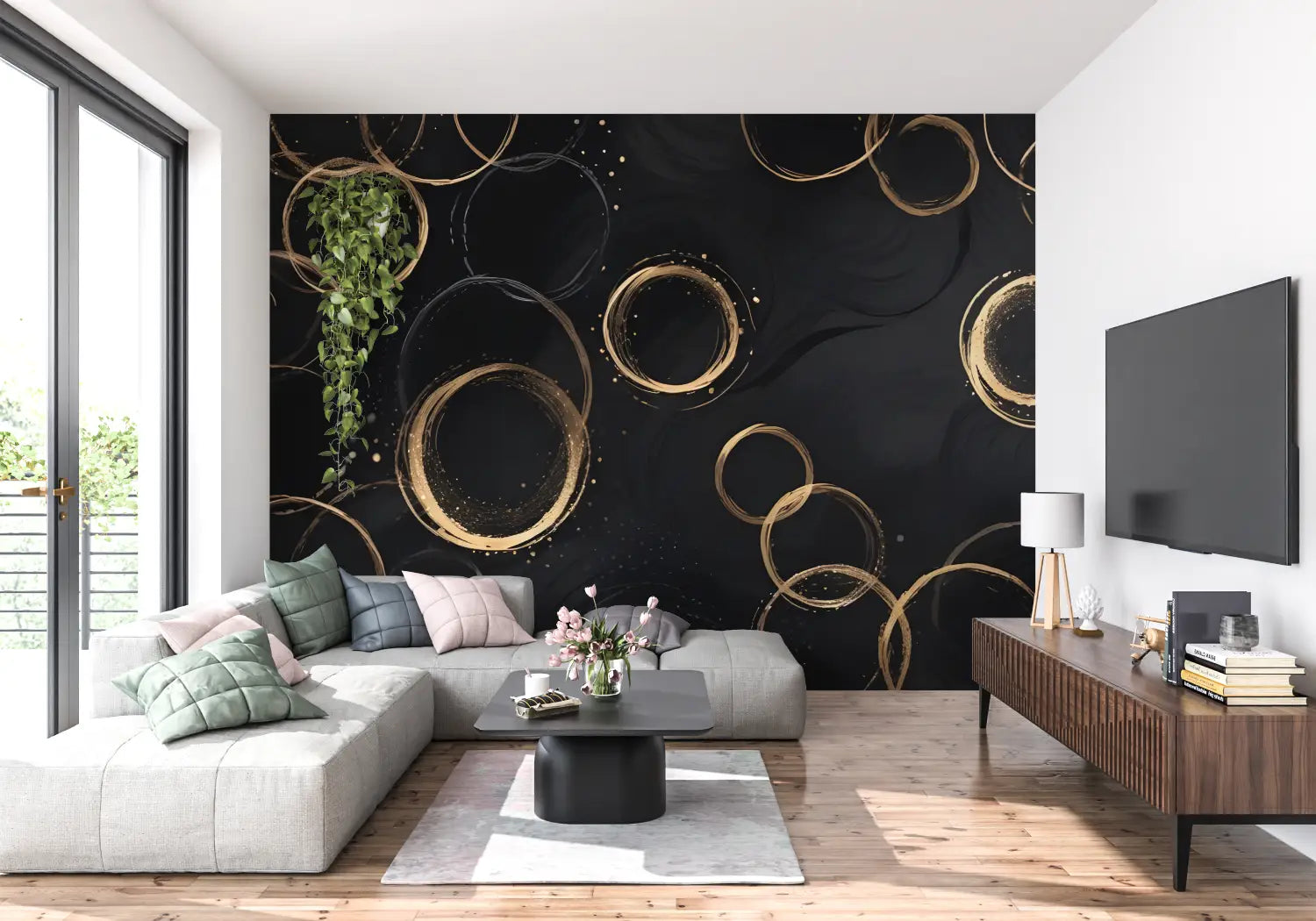 Art &amp; Deco Wallpaper - Enchanting Circles