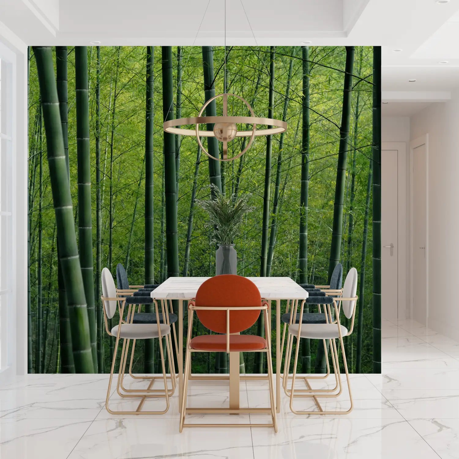 Wallpaper - Dense Bamboo Forest