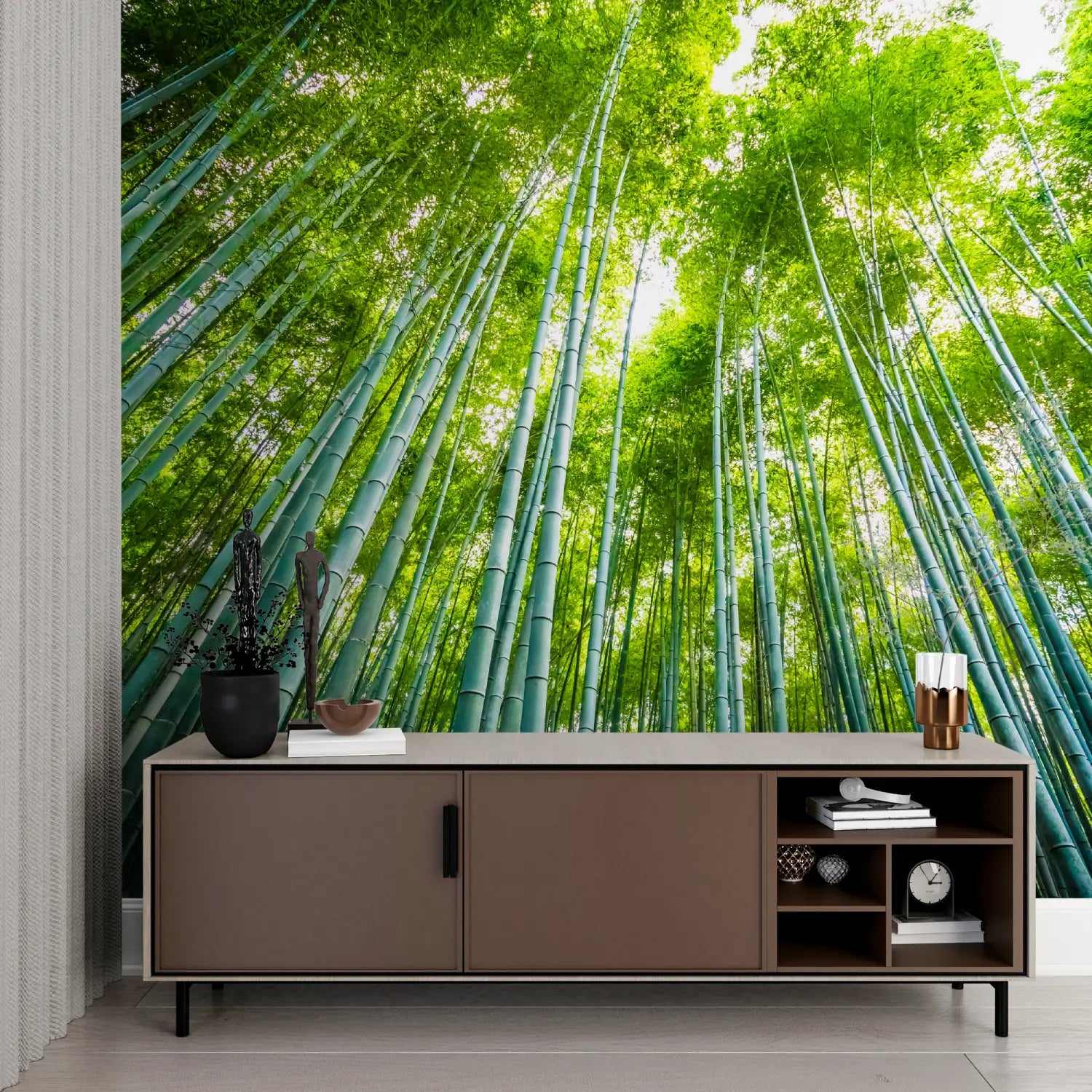 Forest Wallpaper - Bright Bamboos