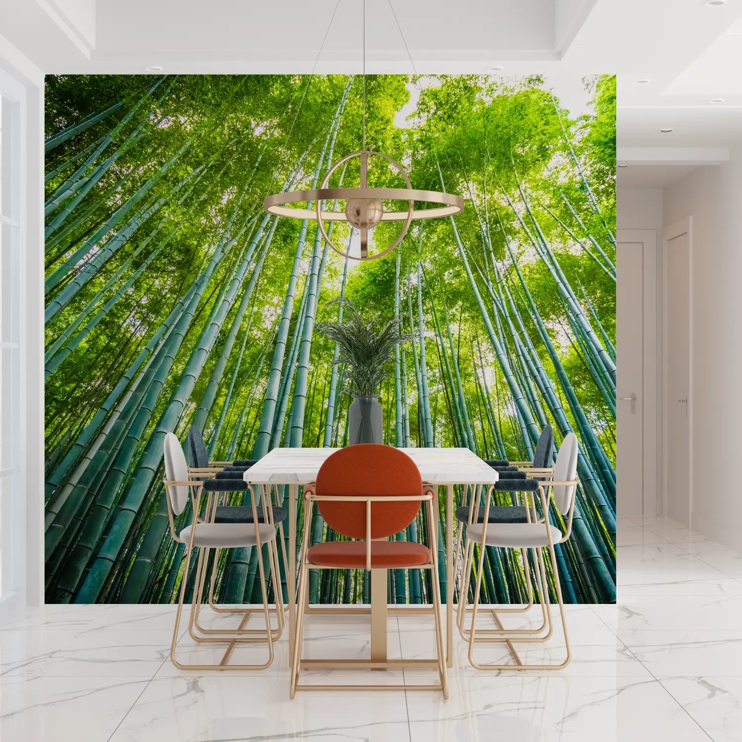 Forest Wallpaper - Bright Bamboos