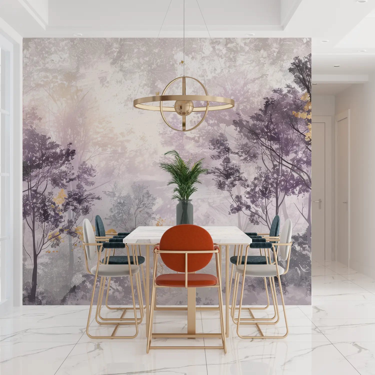 Forest Wallpaper - Trees in Mist