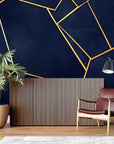 Geometric Wallpaper - Blue Prisms