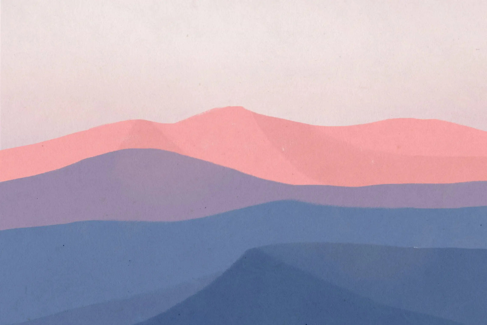 Mountain Wallpaper - Pastel Softness