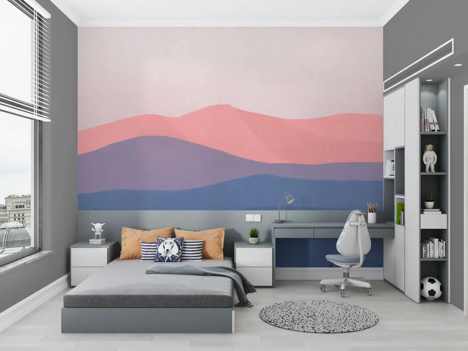 Mountain Wallpaper - Pastel Softness