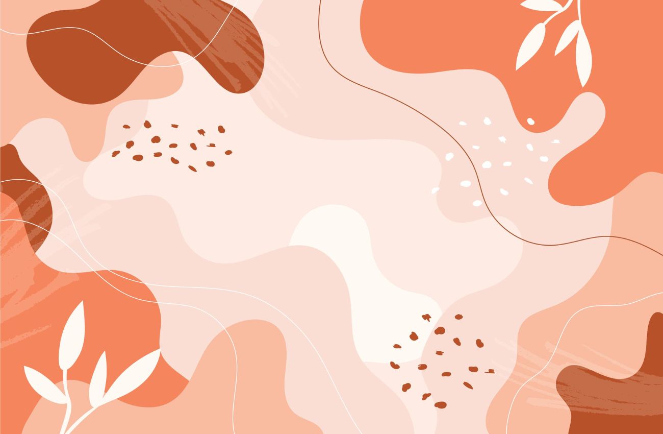 Papier Peint Moderne - Graphique Terracotta