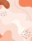 Papier Peint Moderne - Graphique Terracotta