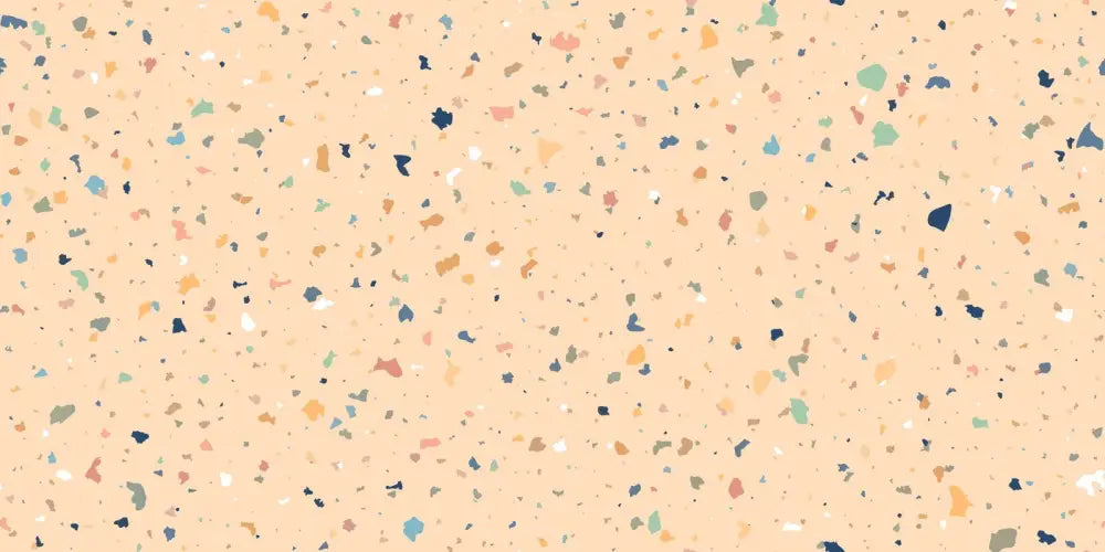 Papier Peint Imitation - Terrazzo Terracotta