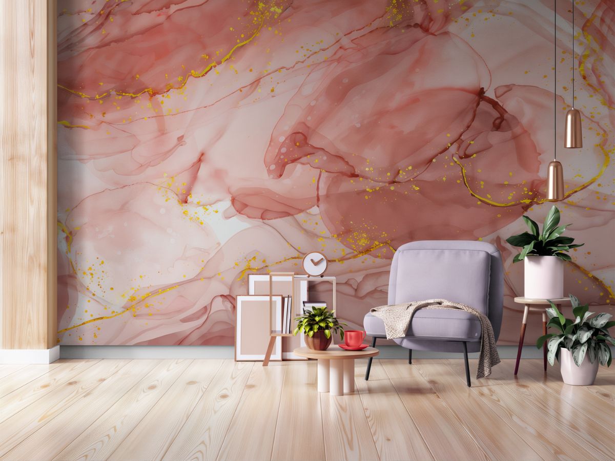 Art &amp; Deco Wallpaper - Marble Watercolor Effect