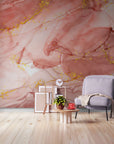 Art Deco Wallpaper - Marble Watercolor Effect