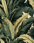Papier Peint Vintage - Feuillage De Plantes Tropicales