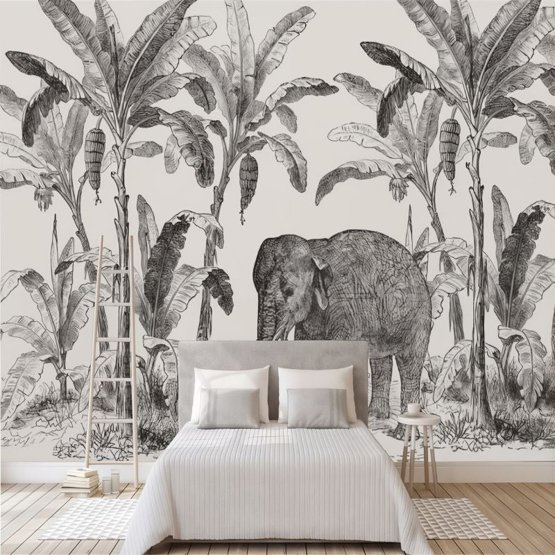 Black and White Wallpaper - Dark Forest