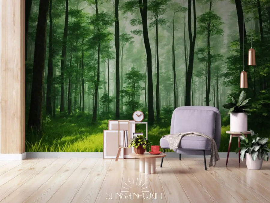 Papier Peint Forêt