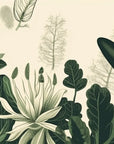 Papier Peint Feuillage - Illustration Botanique