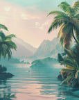 Tropical Wallpaper – Lush Island Landscape