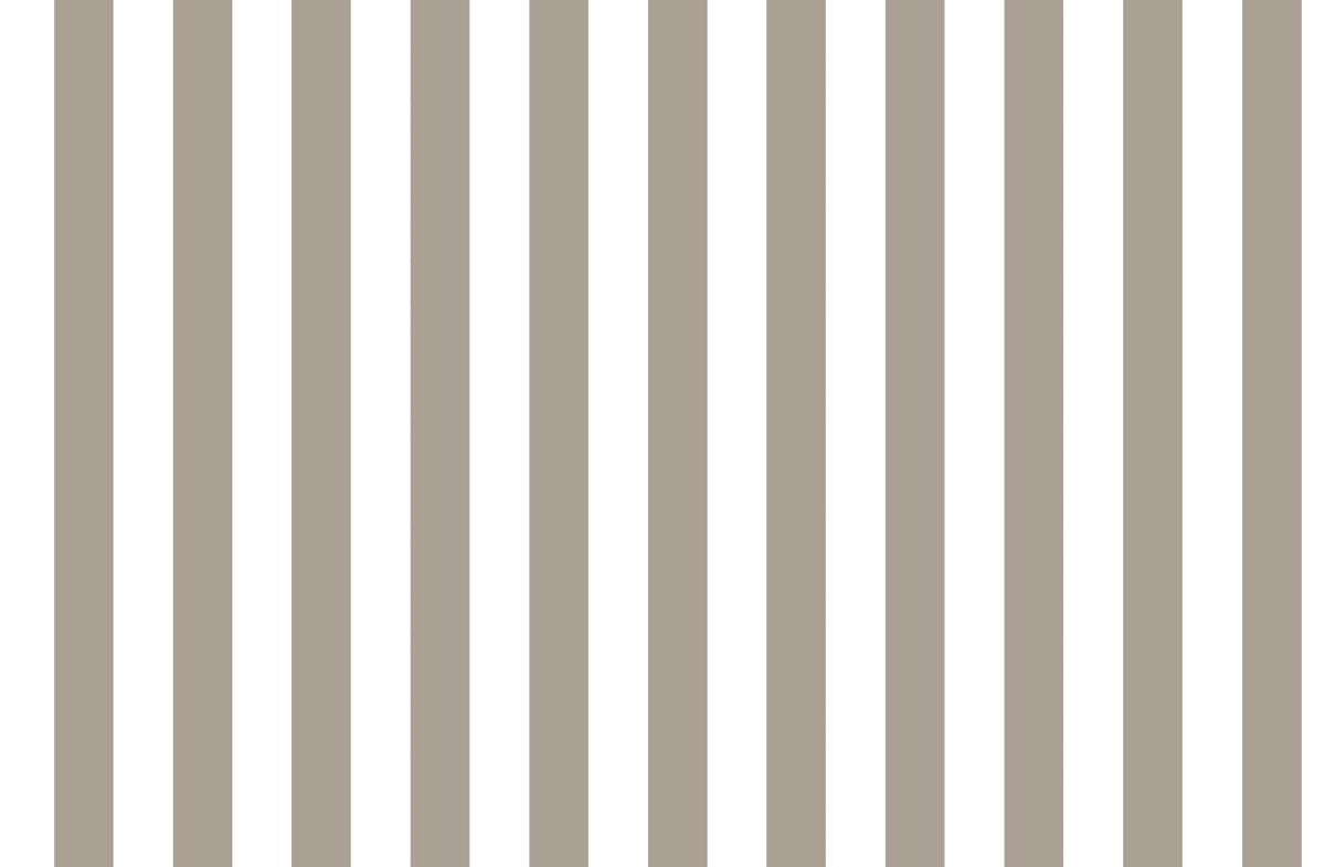Papier Peint Art & Déco - Rayures Marron Et Blanc