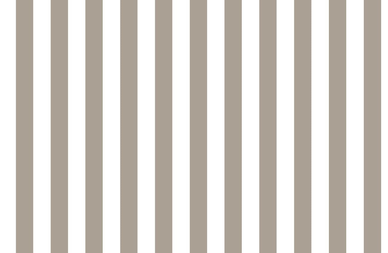 Papier Peint Art & Déco - Rayures Marron Et Blanc